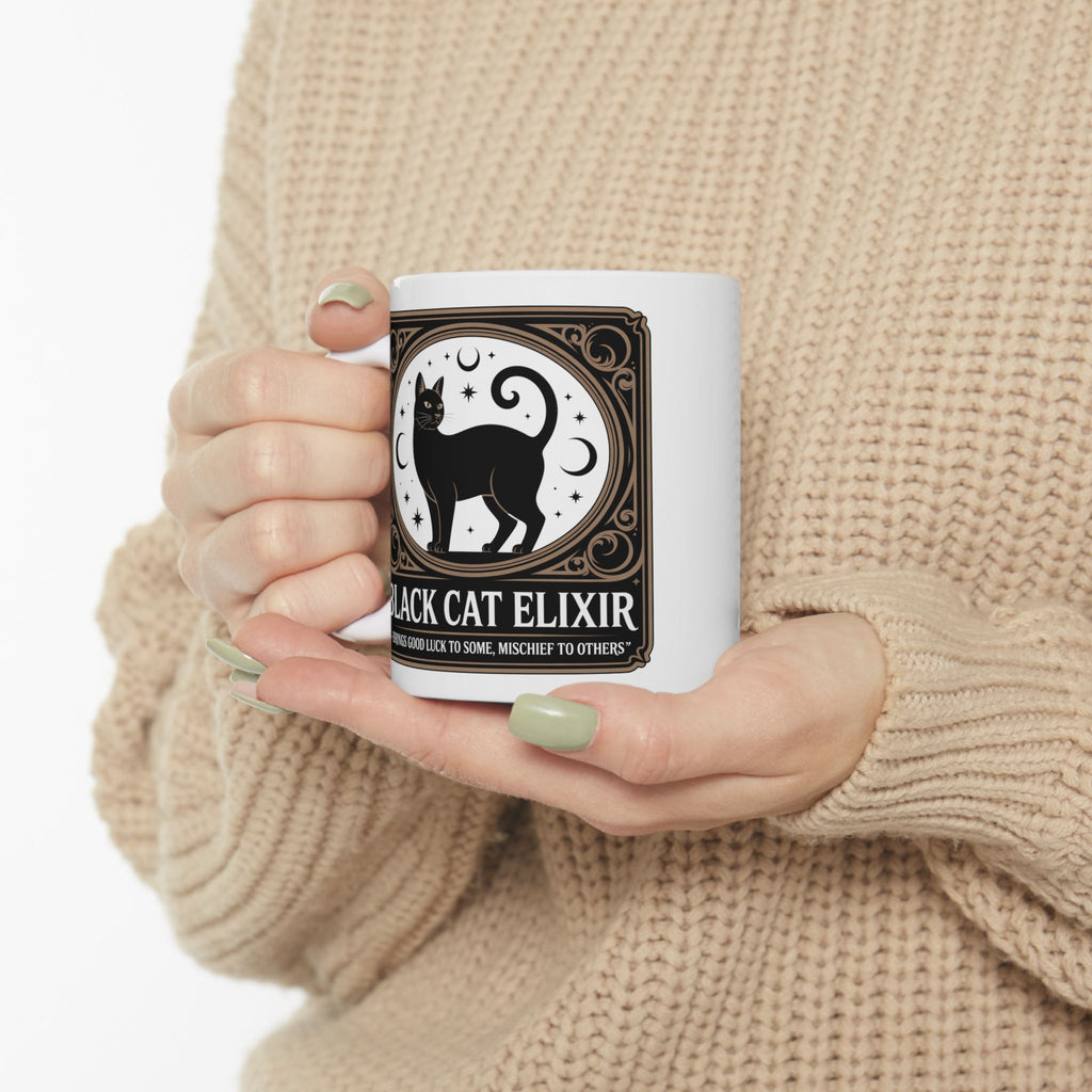 Black Cat Elixir Coffee Mug