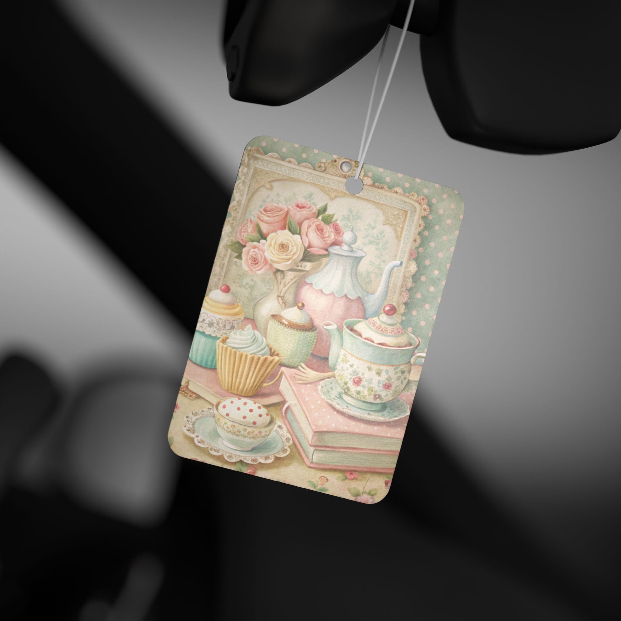 Pastel Tea Party Car Air Freshener