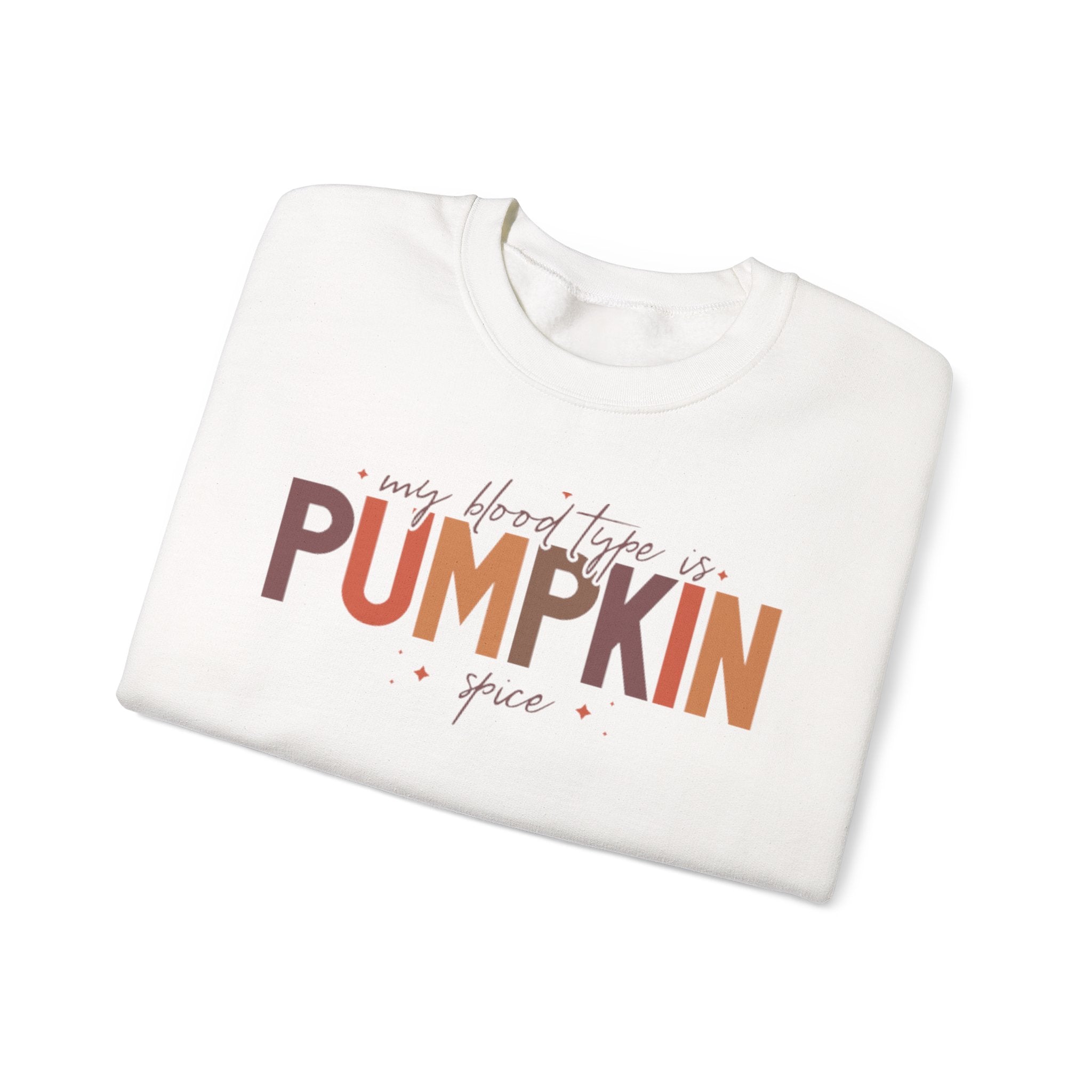 My Blood Type Is Pumpkin Spice Crewneck Sweatshirt