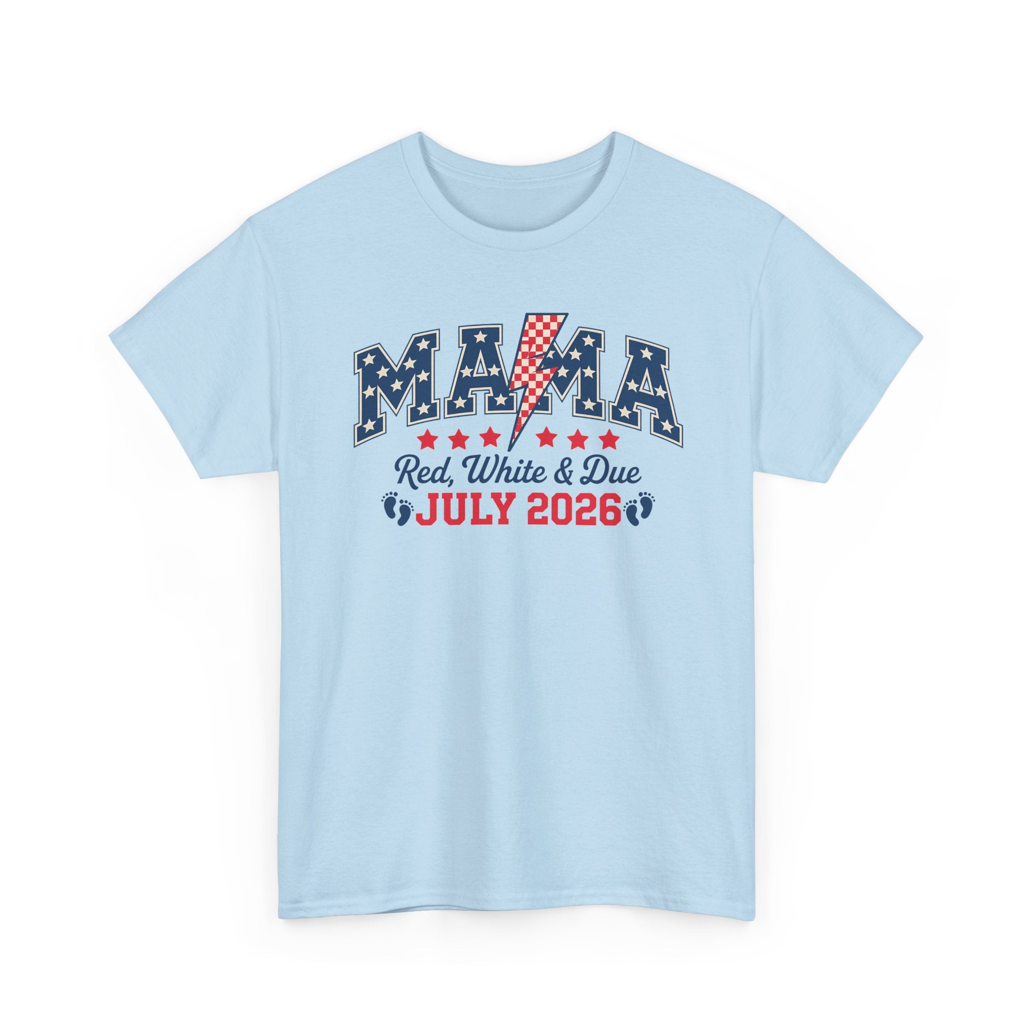 Mama — Red, White & Due July 2026 Tee