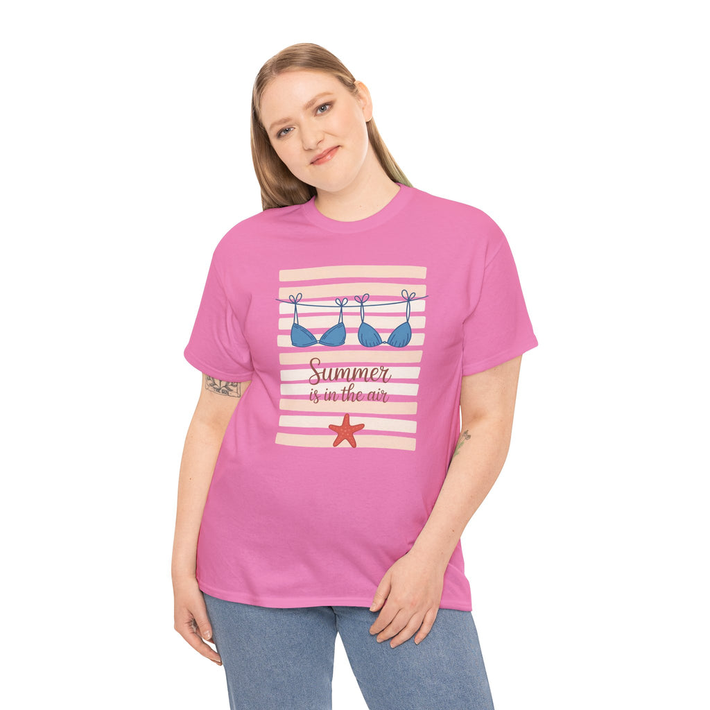 Summer Is In The Air Tee — Beach Bikini Graphic T-Shirt