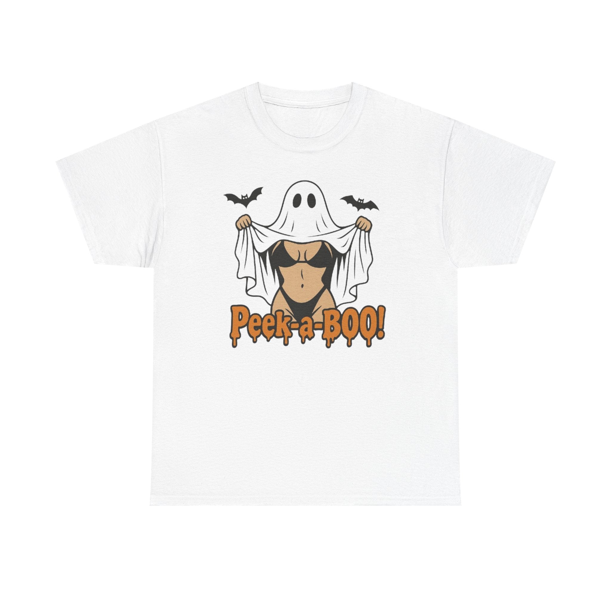 Spooky Ghost Peek-a-Boo T-shirt