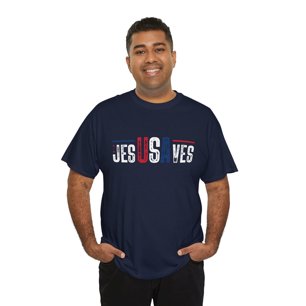 Jesus Saves Patriotic T-Shirt