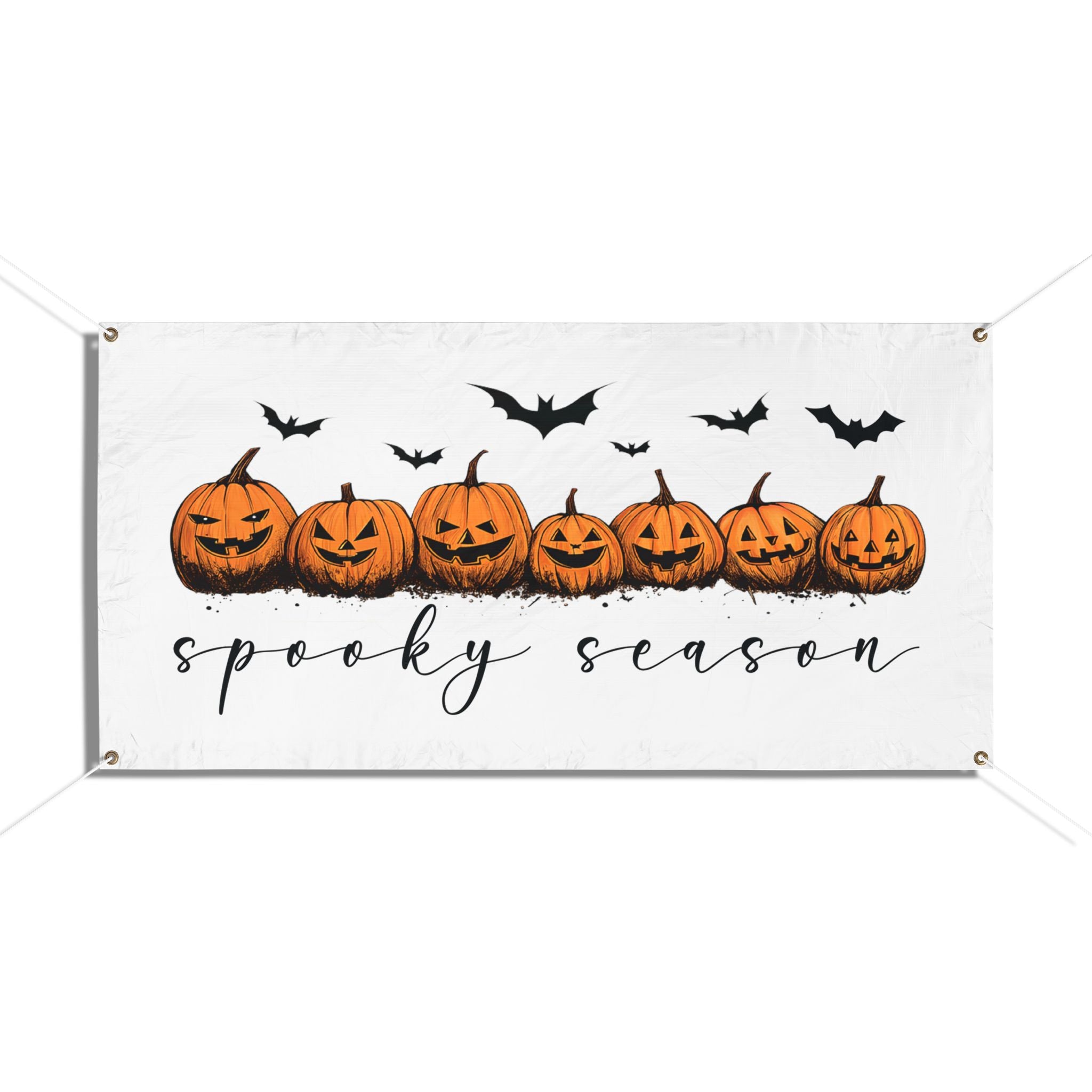 Spooky Season Vinyl Banner
