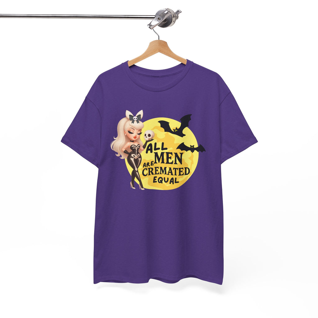 All Men Are Cremated Equal Spooky Humor T-shirt