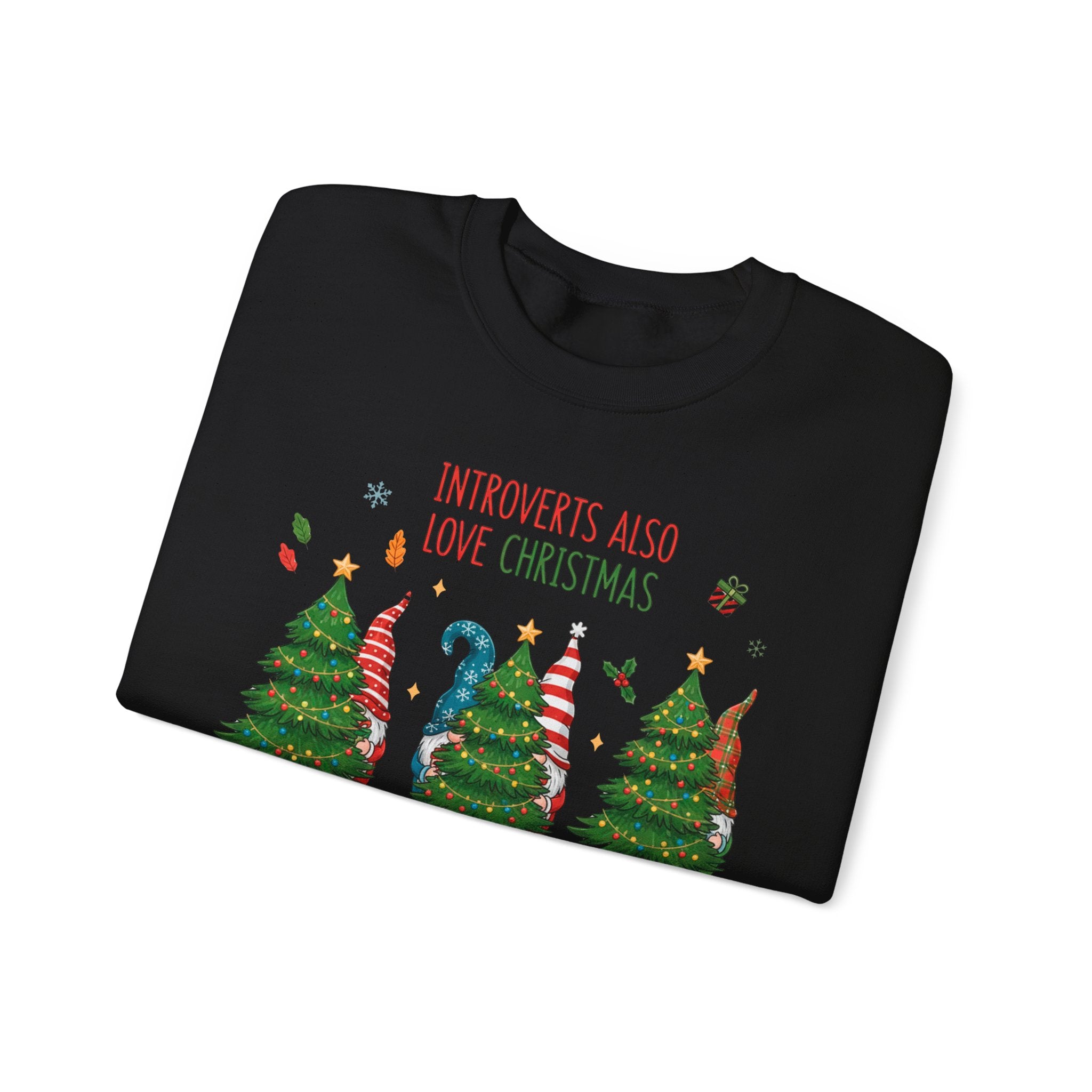 Introverts Also Love Christmas Sweatshirt