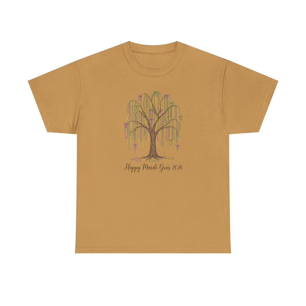 Willow Tree 'Happy Mardi Gras' T‑Shirt