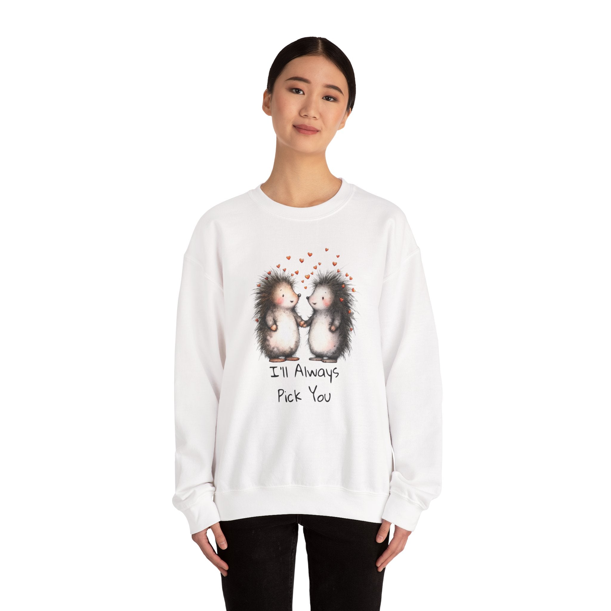 Hedgehog Couple Personalized Sweatshirt