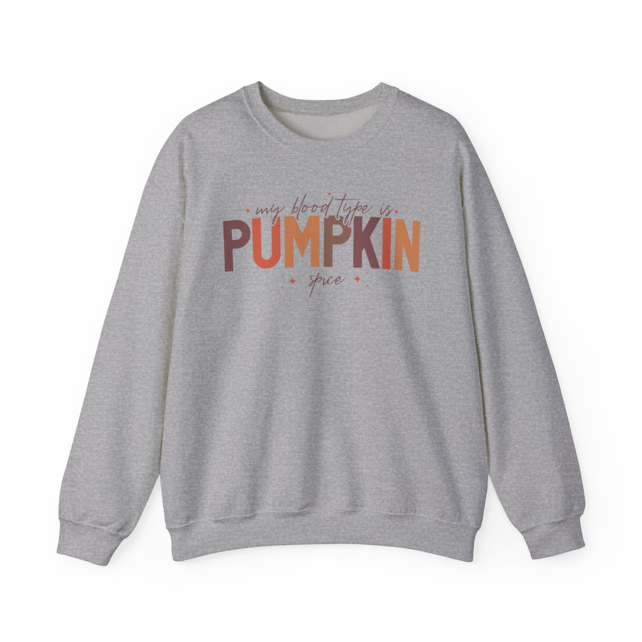 My Blood Type Is Pumpkin Spice Crewneck Sweatshirt