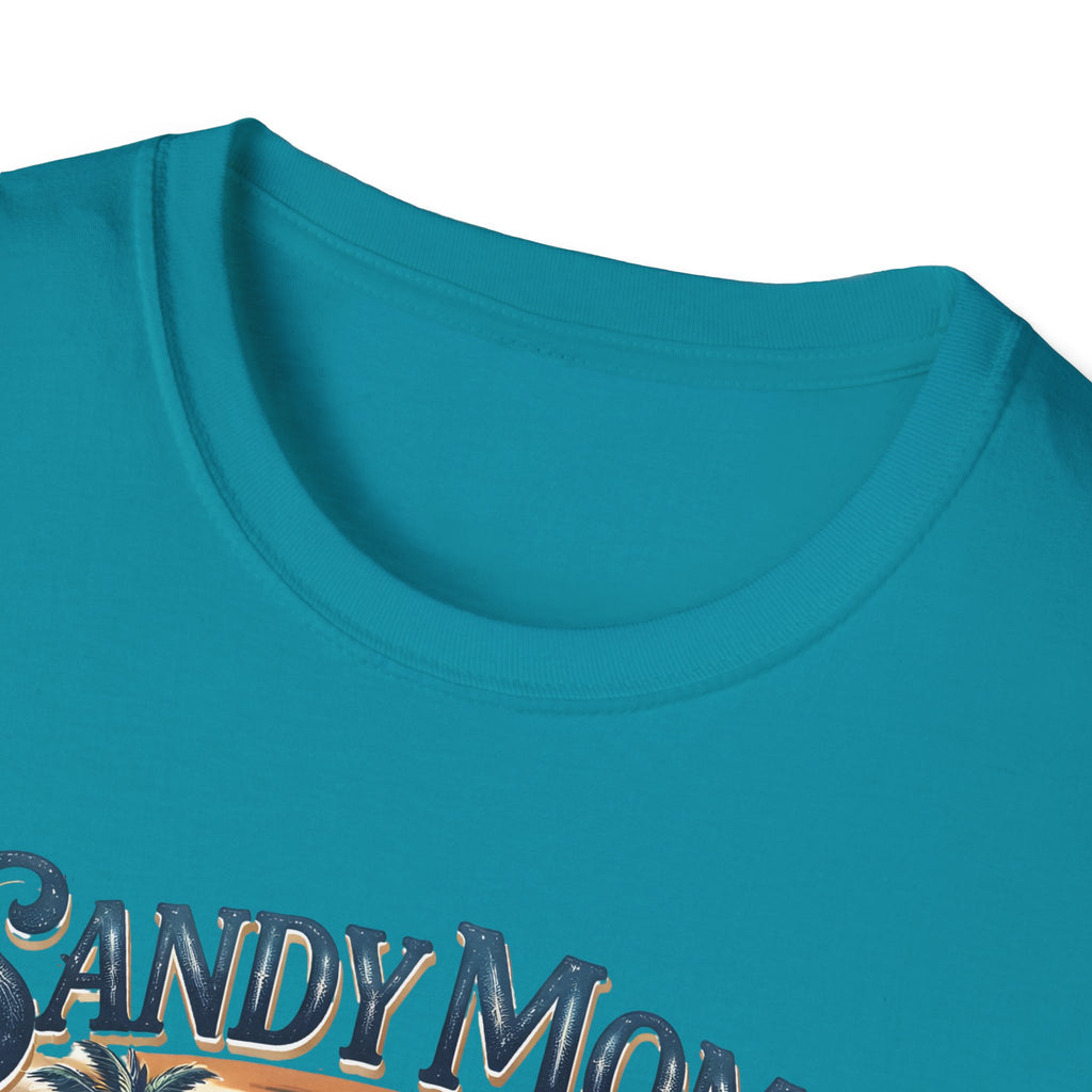 Sandy Moms Coastal Vibes T-Shirt — "Tropic Like It’s Hot" Beach Tee