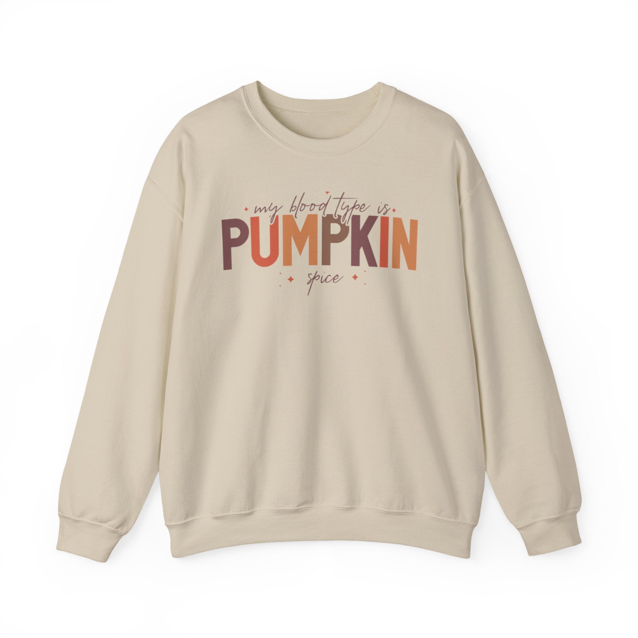 My Blood Type Is Pumpkin Spice Crewneck Sweatshirt