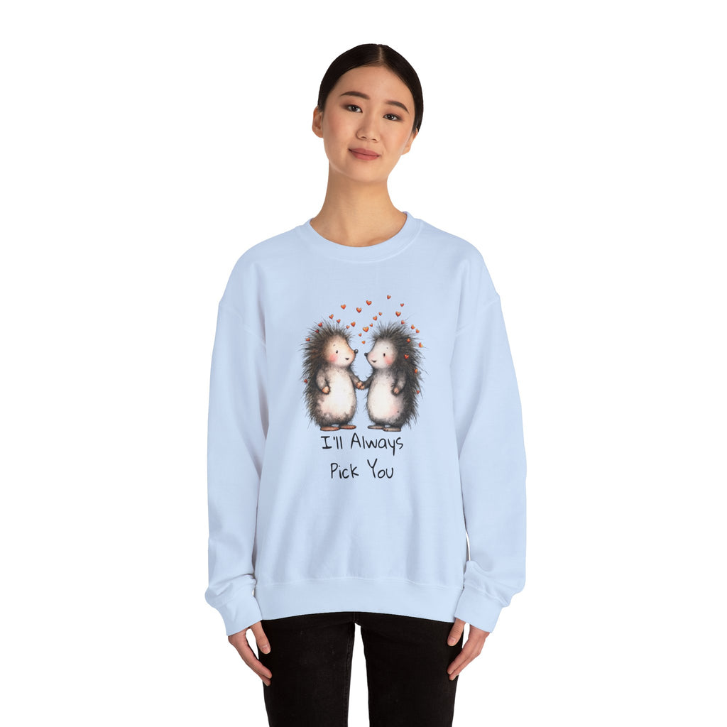 Hedgehog Couple Personalized Sweatshirt