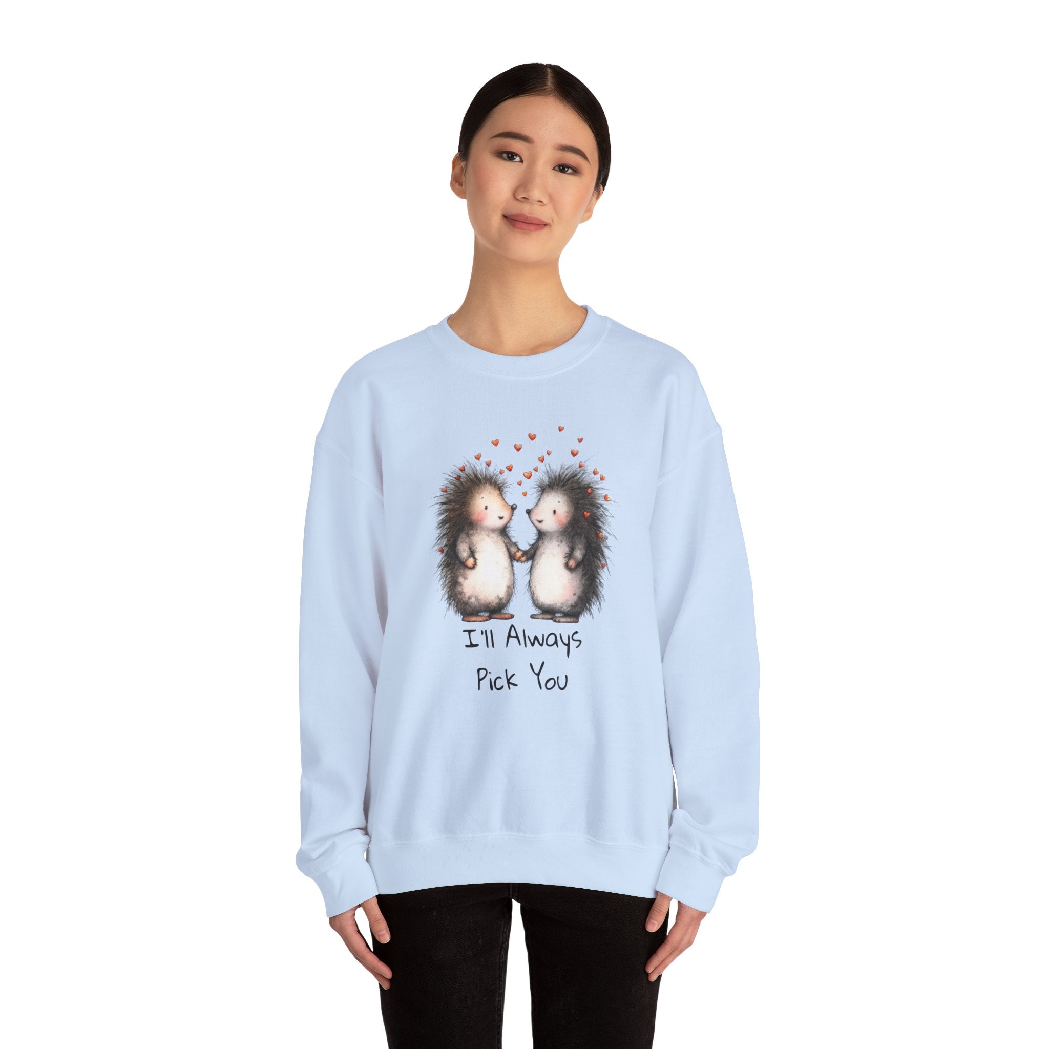 Hedgehog Couple Personalized Sweatshirt