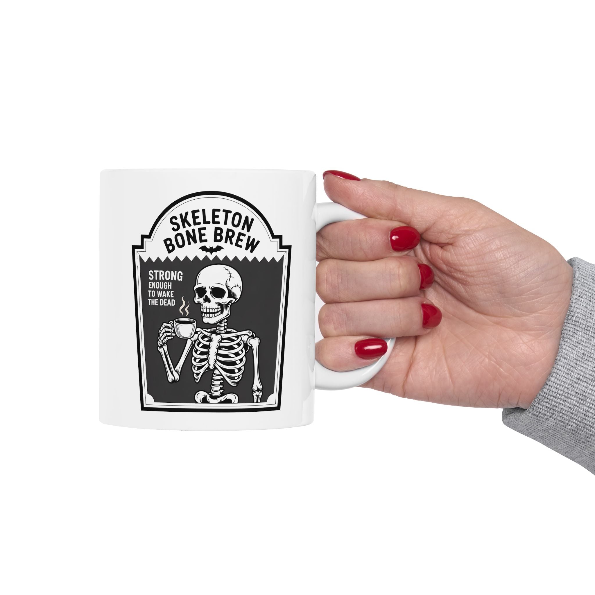 Skeleton Bone Brew Ceramic Mug