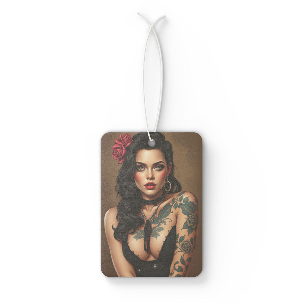 Vintage Tattoo Lady Car Air Freshener