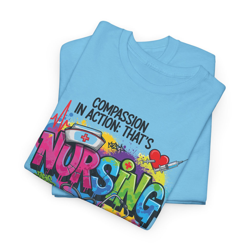 Compassion in Action Nurse T-shirt