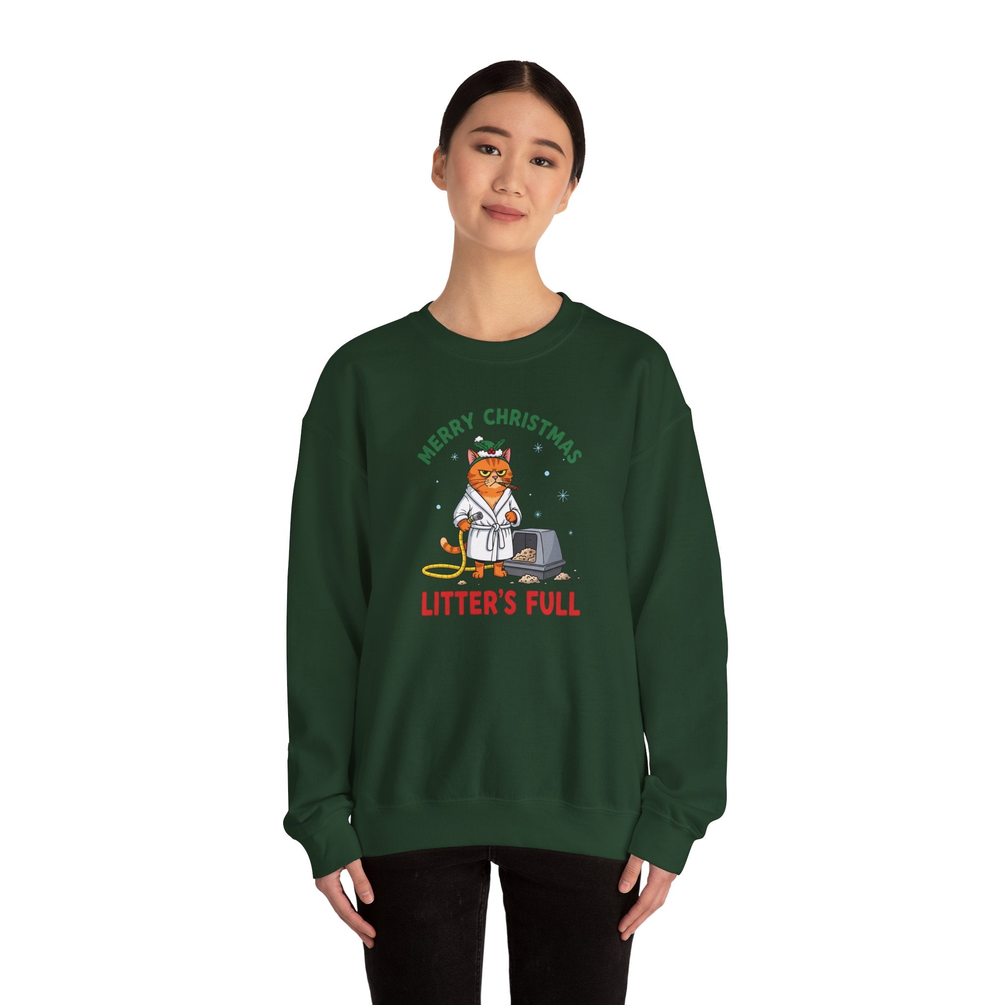 Merry Christmas Litter's Full Sweatshirt