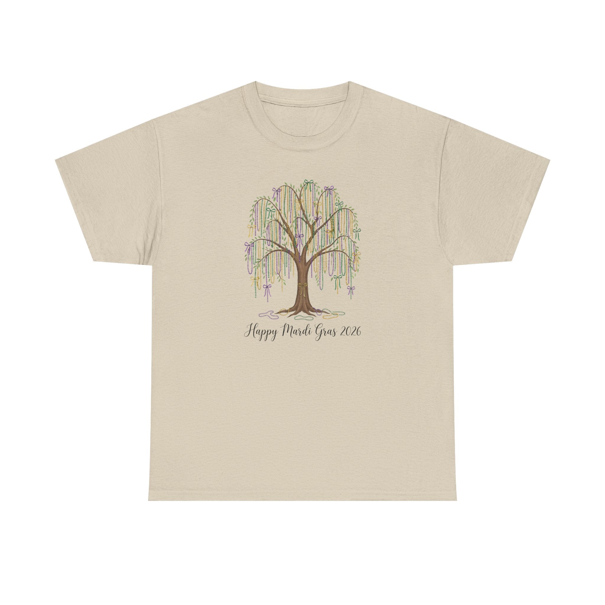 Willow Tree 'Happy Mardi Gras' T‑Shirt
