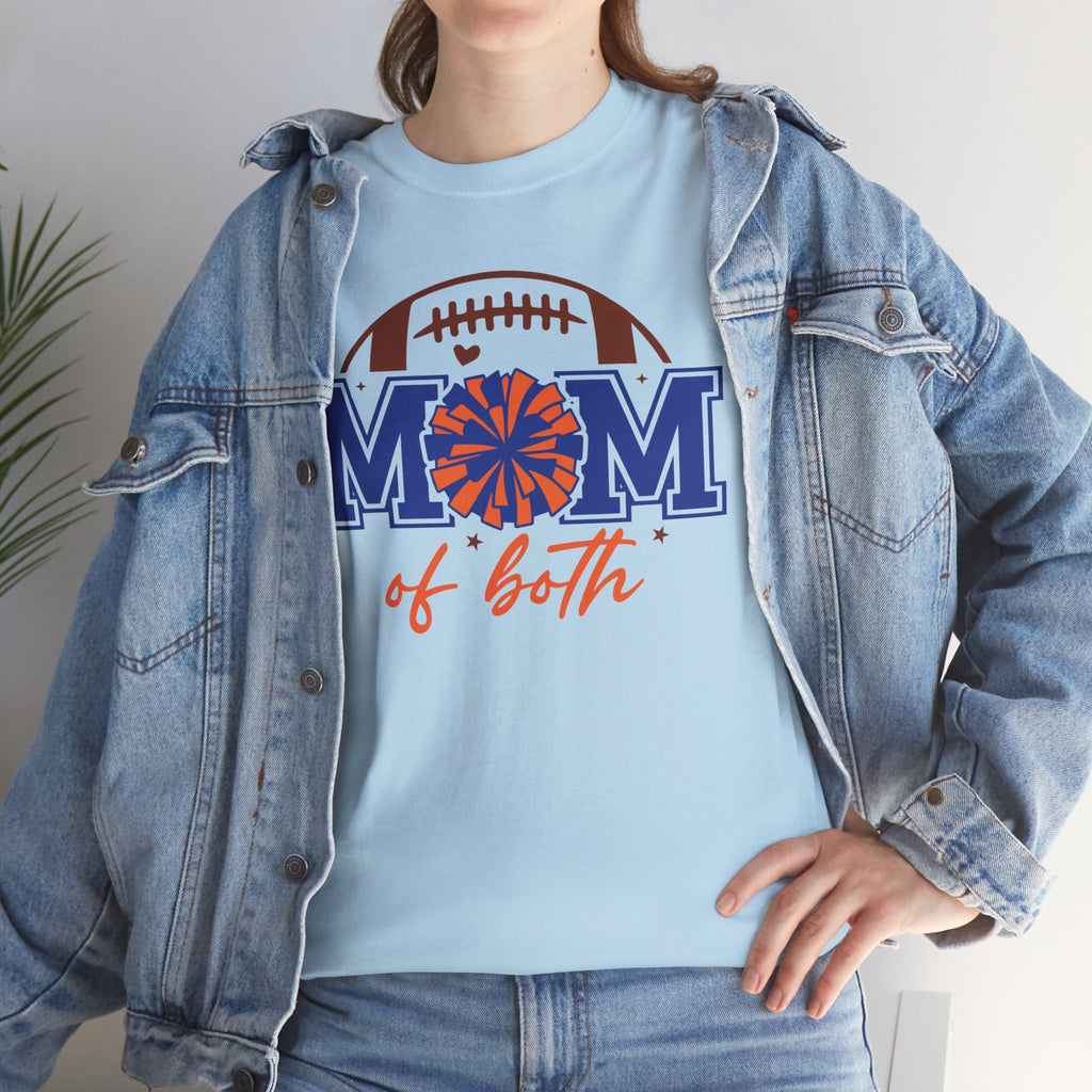Football Cheerleading Mom Of Both T-shirt