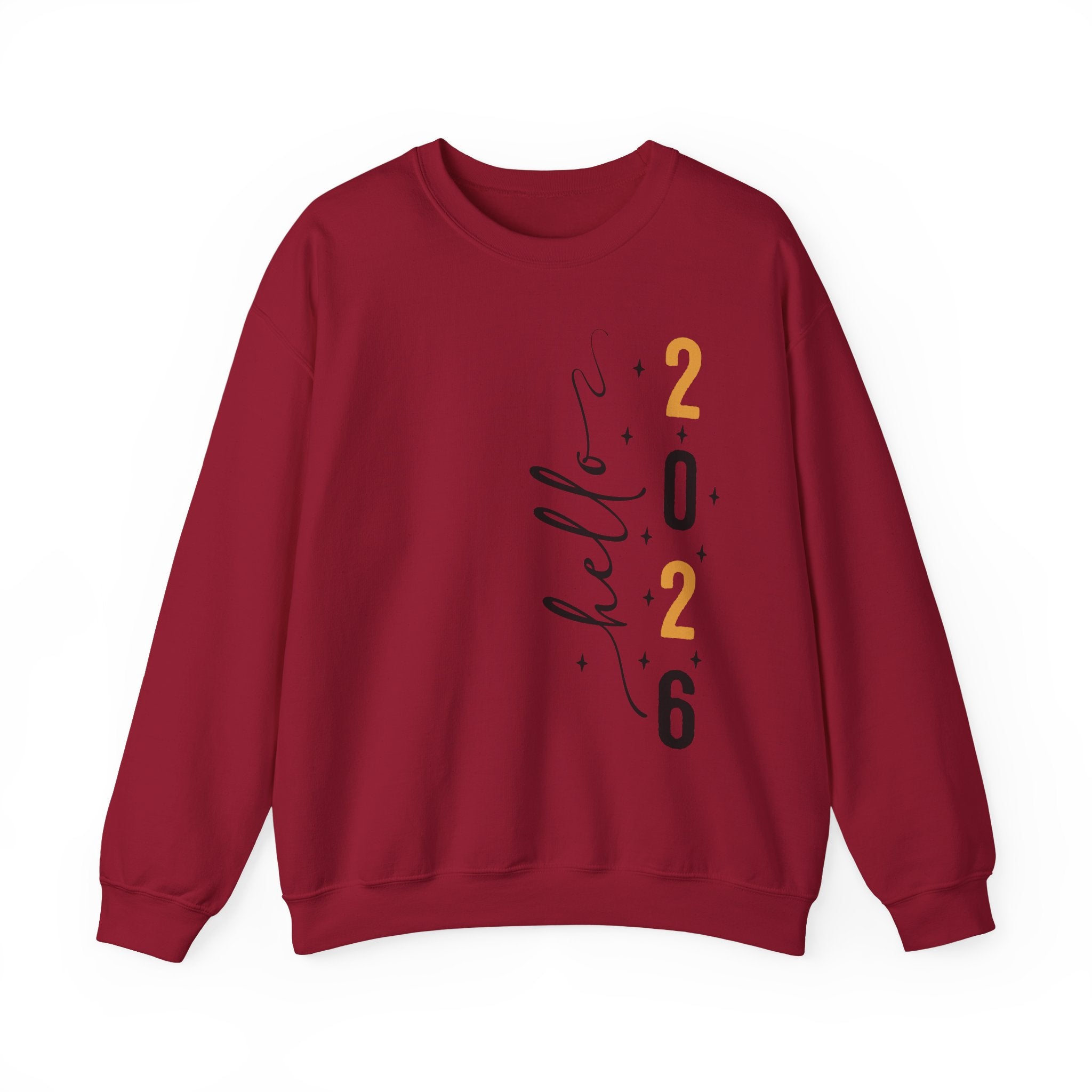 2026 New Year Graphic Pullover Sweatshirt