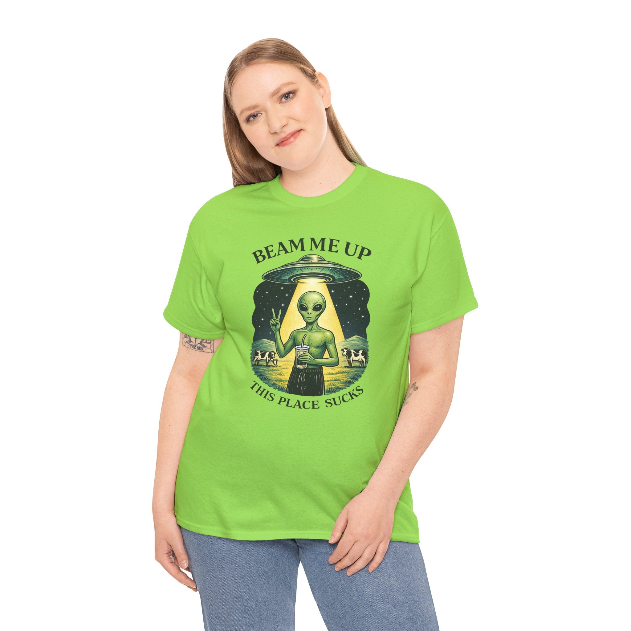 Alien 'Beam Me Up This Place Sucks' T-Shirt