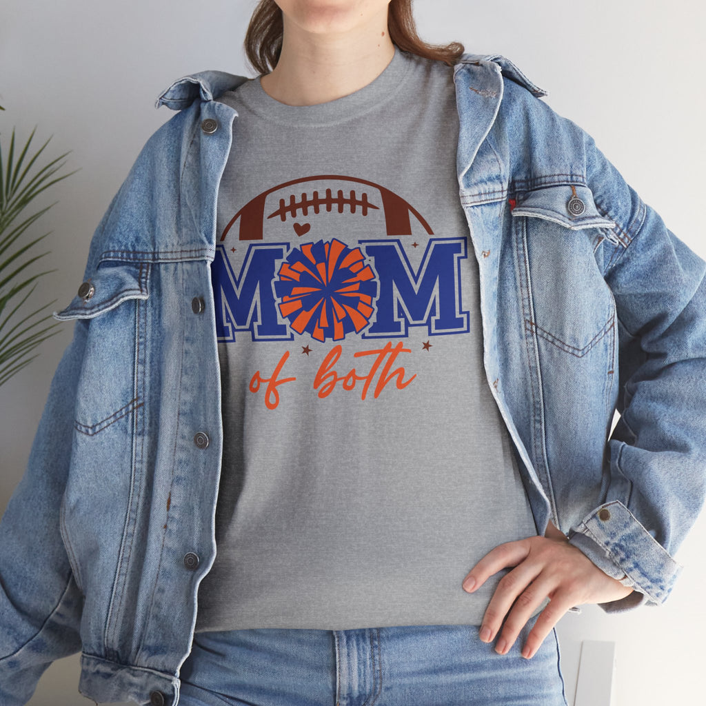 Football Cheerleading Mom Of Both T-shirt