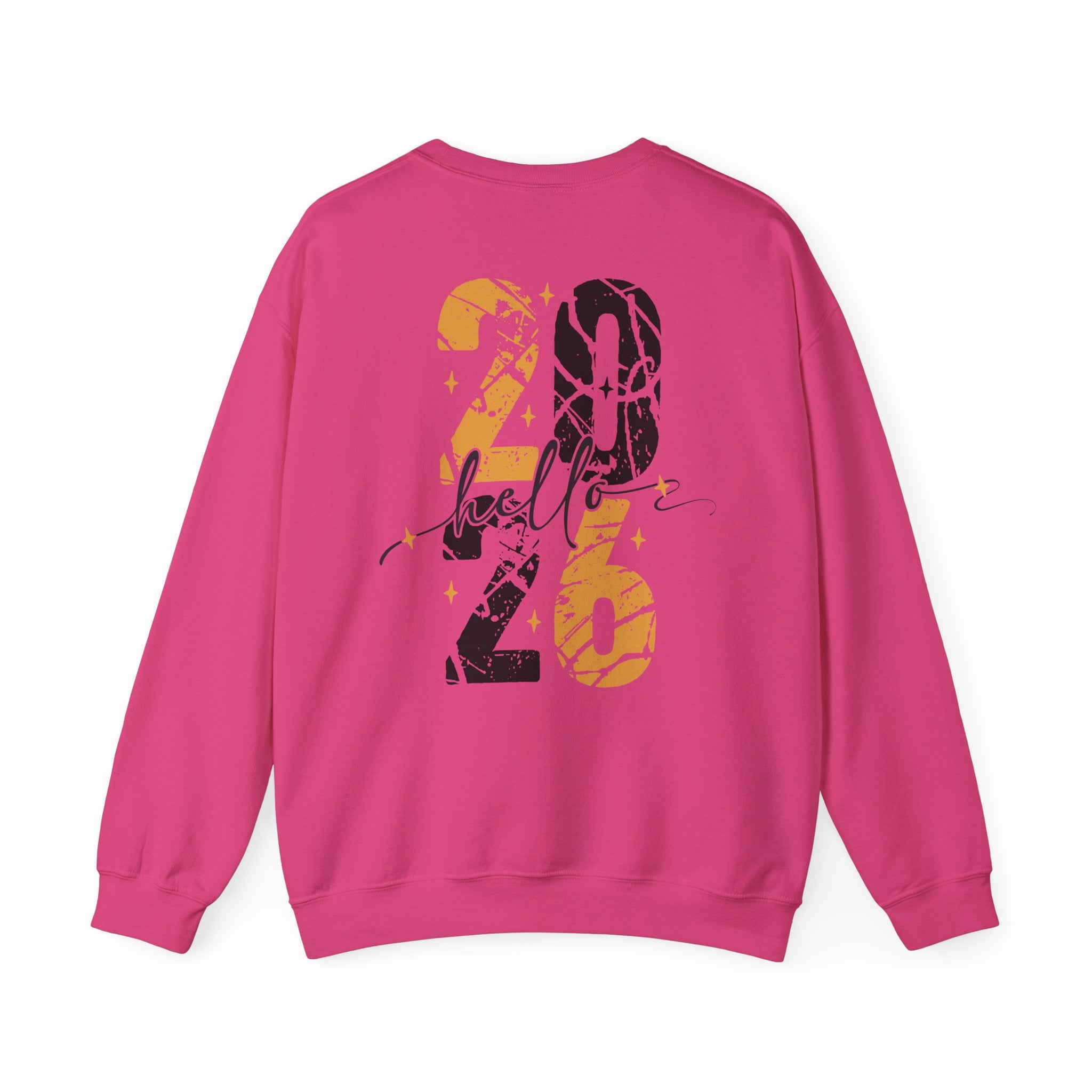 2026 New Year Graphic Pullover Sweatshirt