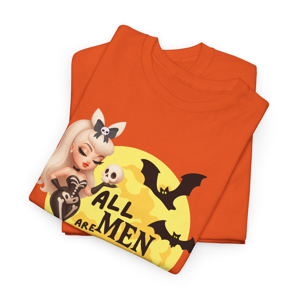 All Men Are Cremated Equal Spooky Humor T-shirt
