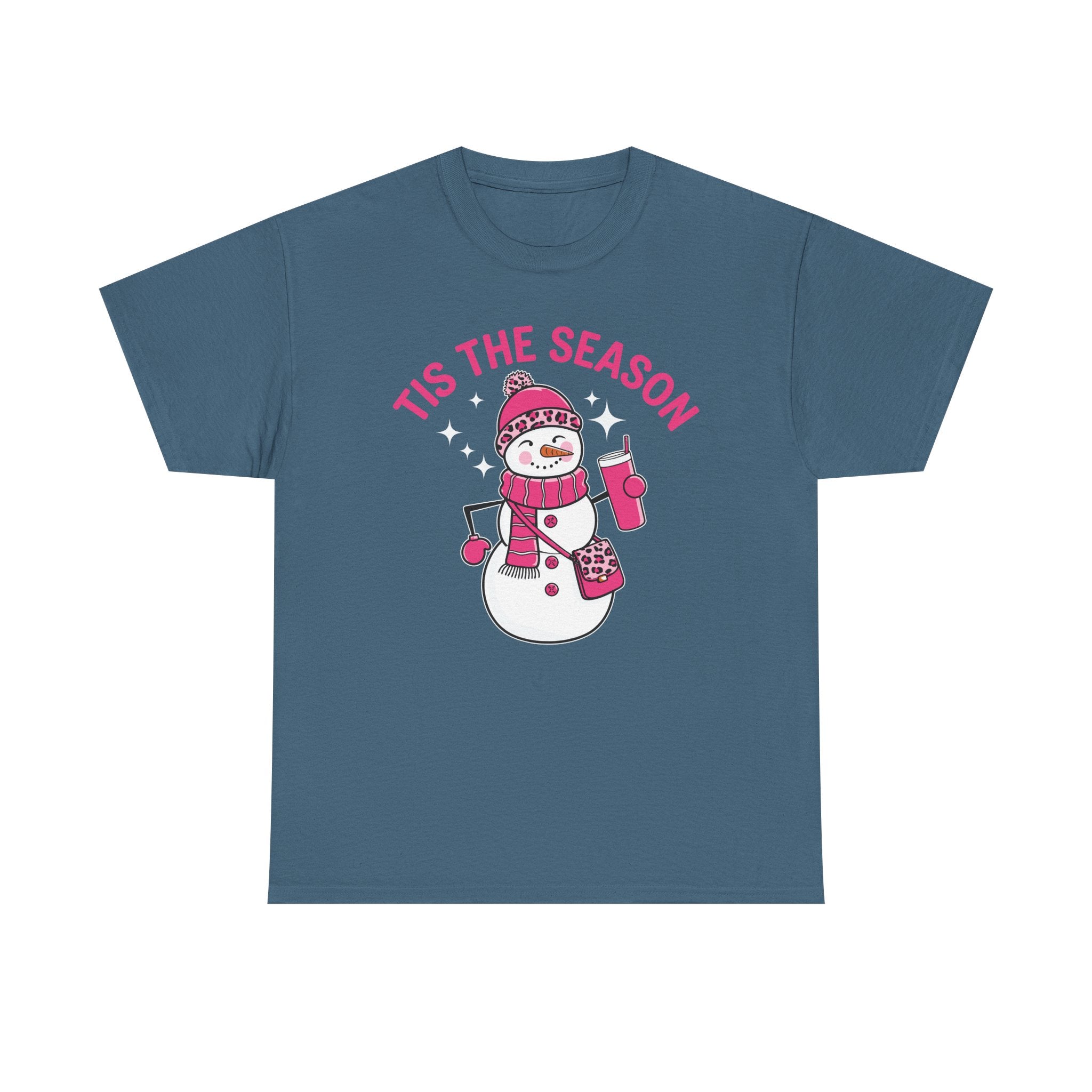 Tis The Season Bougie Snowman Tshirt