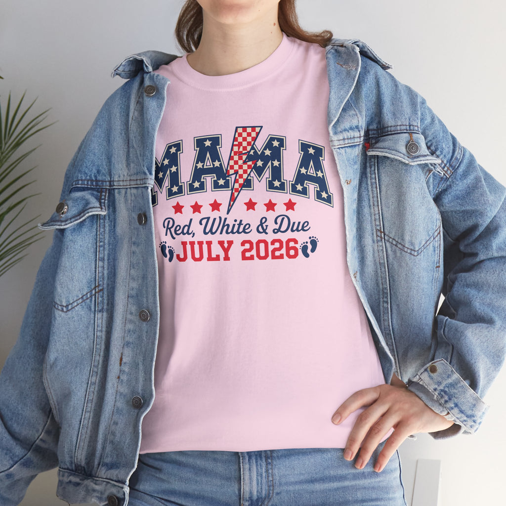 Mama — Red, White & Due July 2026 Tee