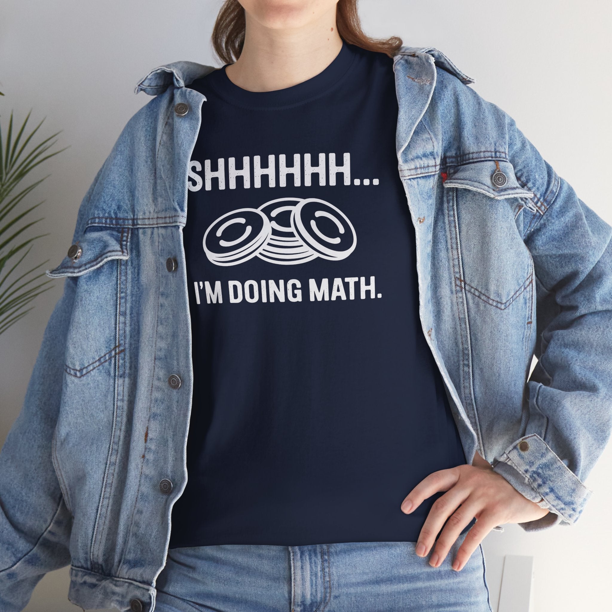 “Shhh… I’m Doing Math” Funny Nerd Tee