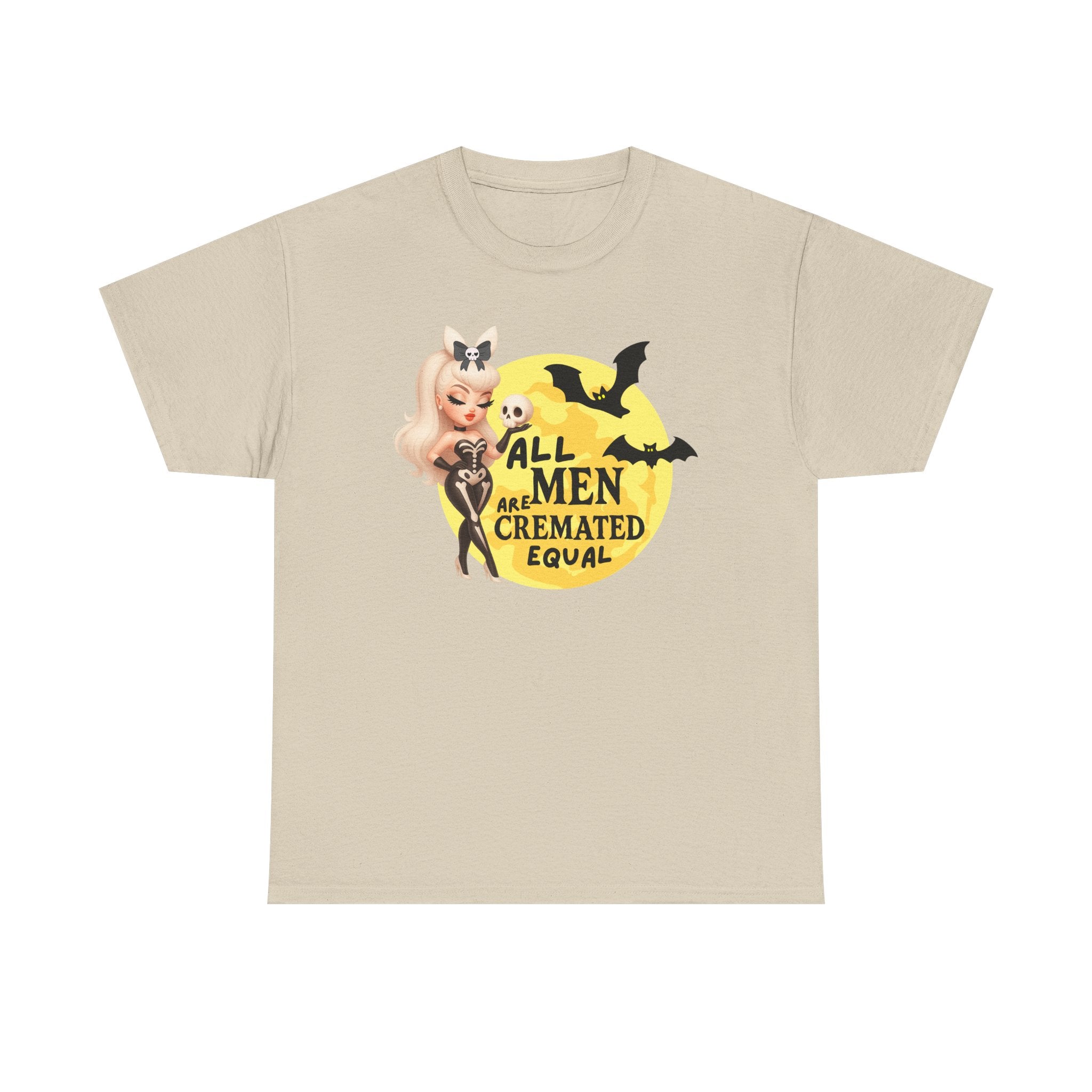 All Men Are Cremated Equal Spooky Humor T-shirt