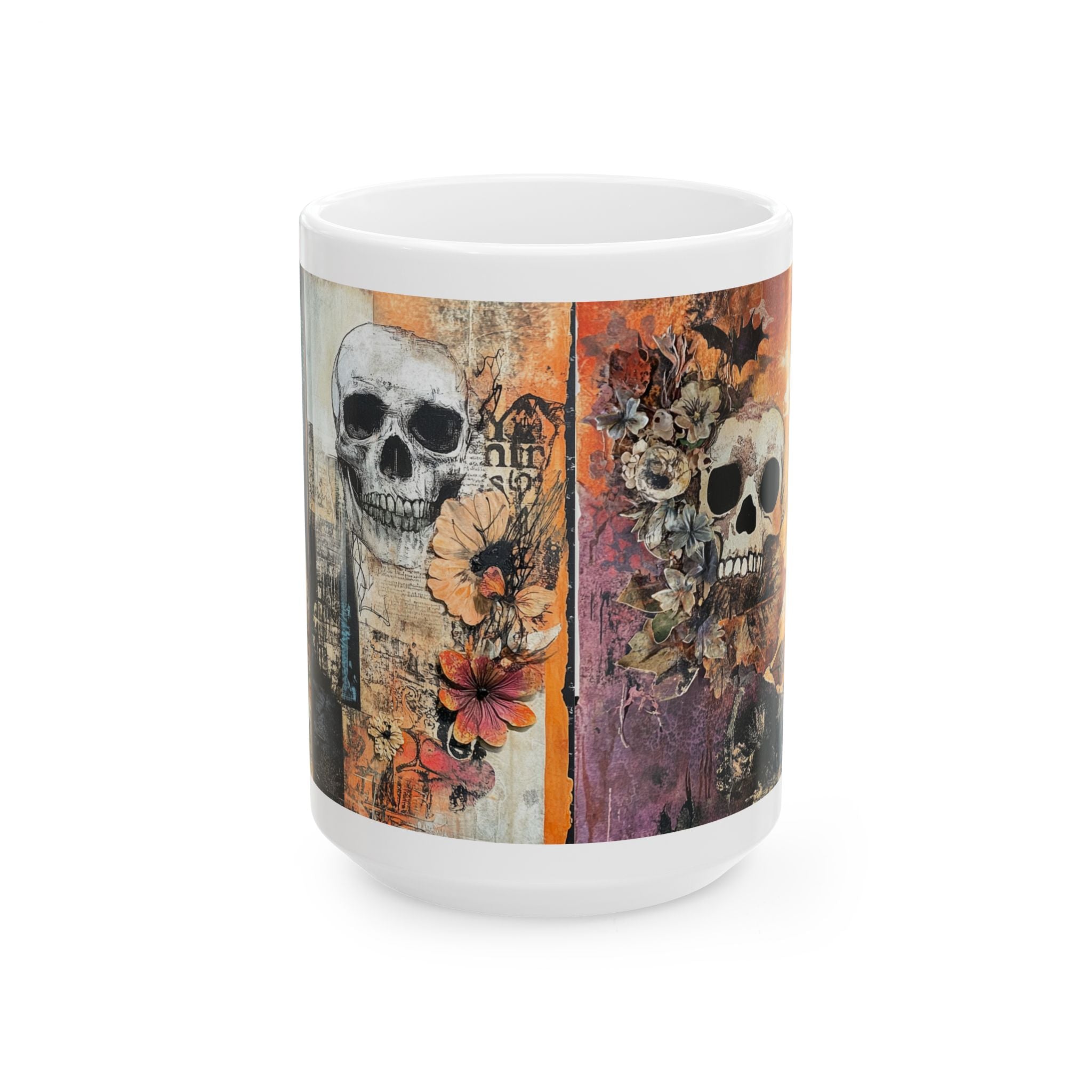 Skull Flower Coffee Mug