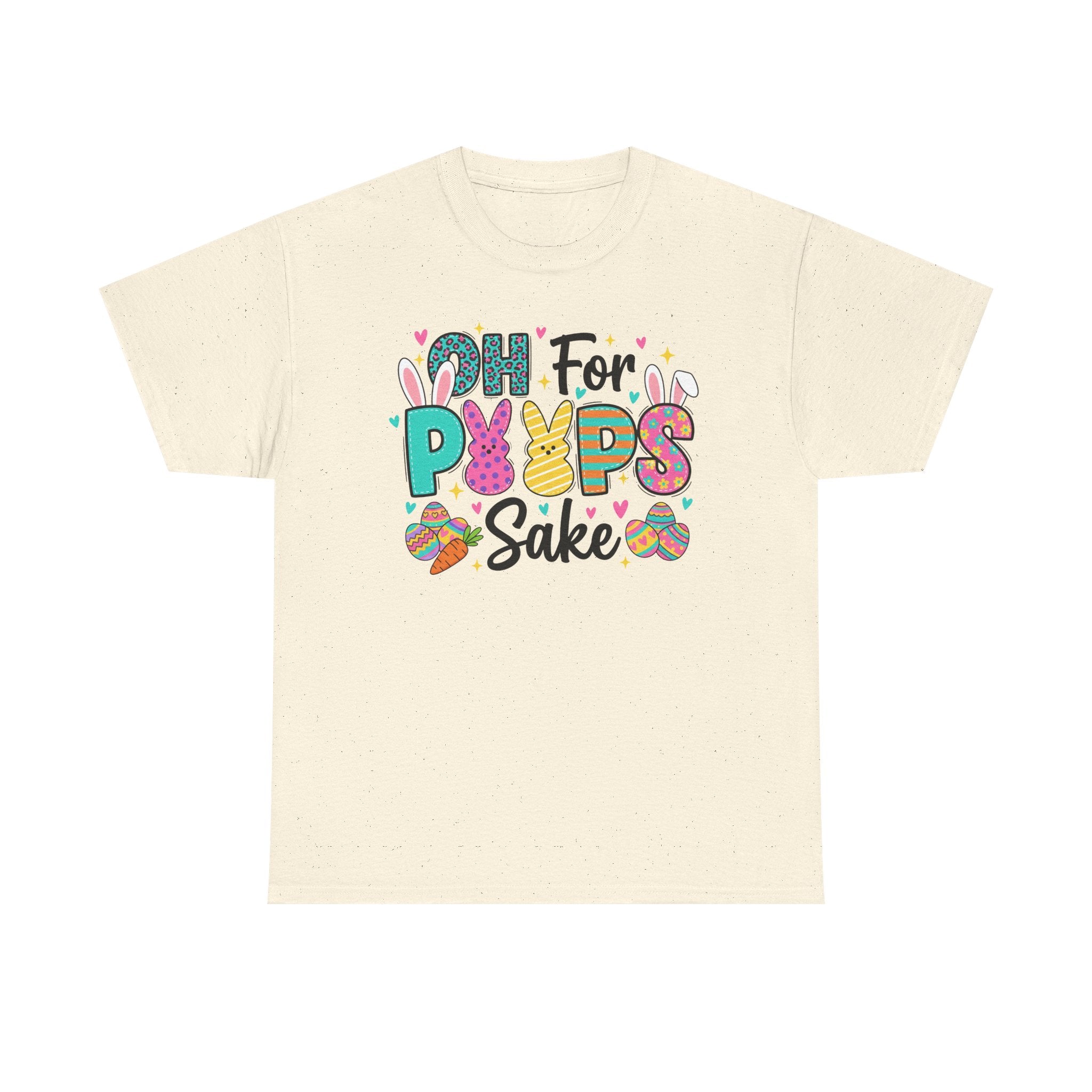 Easter "Oh For Peeps Sake" Graphic Tee — Cute Bunny & Egg Spring T-Shirt