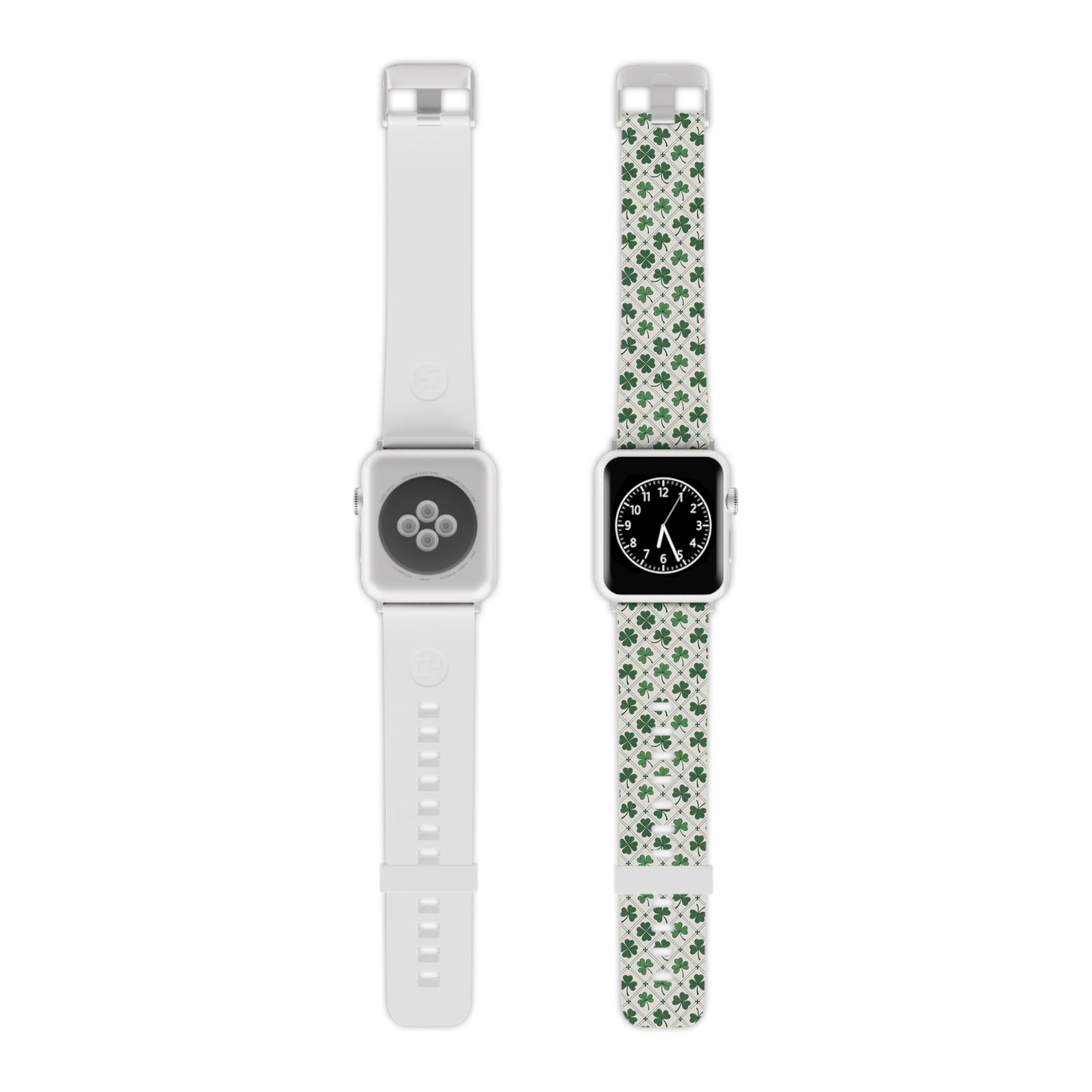 Clover Pattern Apple Watch Band — Green Shamrock St. Patrick’s Day Strap
