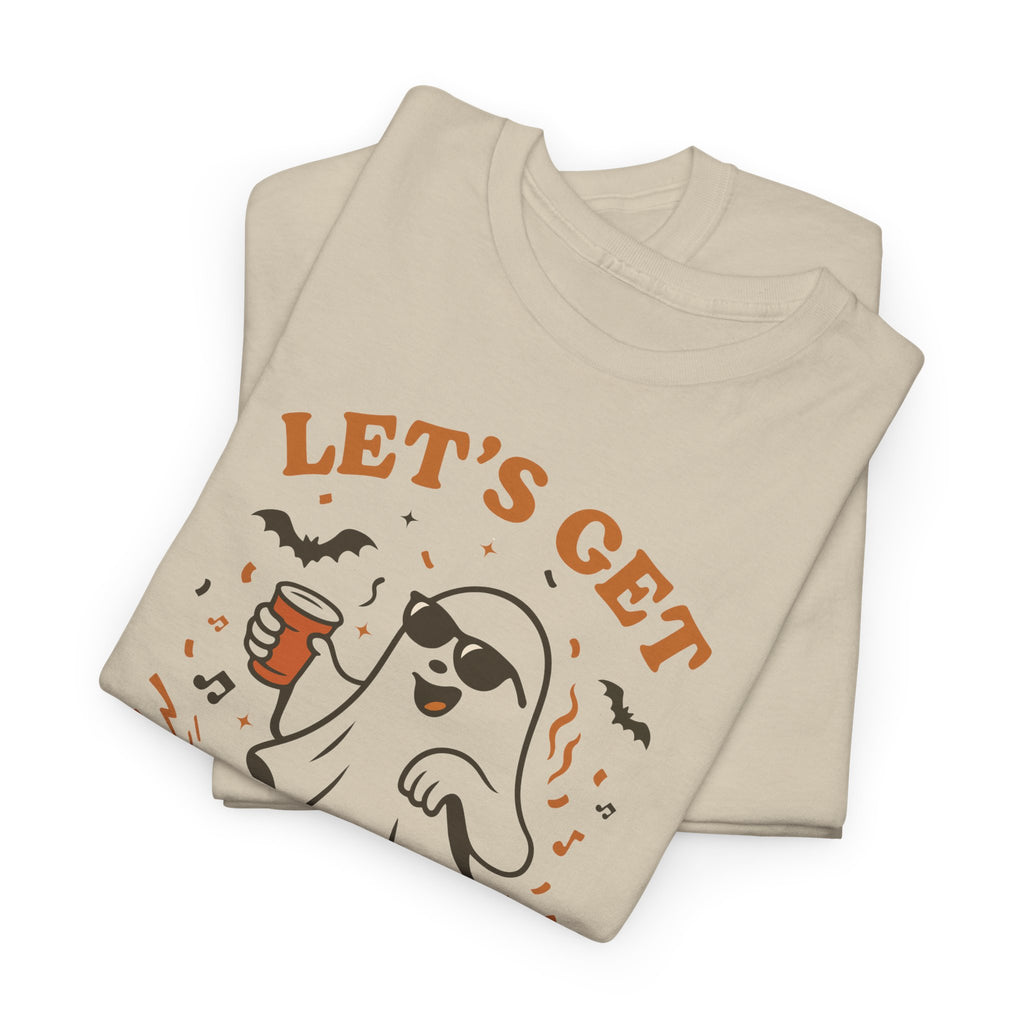 Spooky Ghost Party T-Shirt – Let’s Get Sheet-Faced