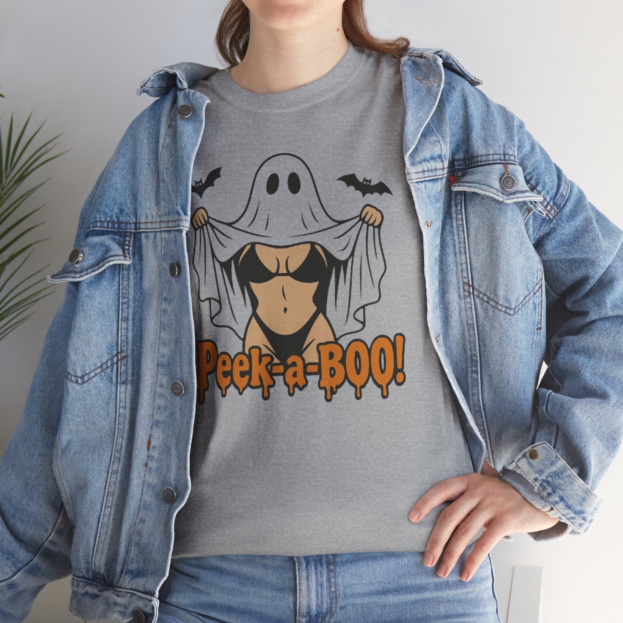 Spooky Ghost Peek-a-Boo T-shirt