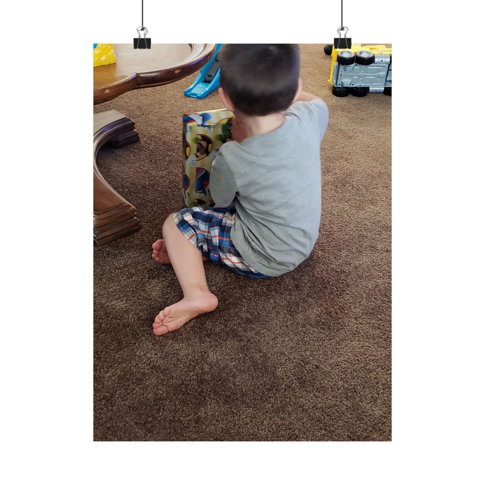 Personal Photo Poster – Matte Vertical Print (Custom Family & Kids Wall Art)