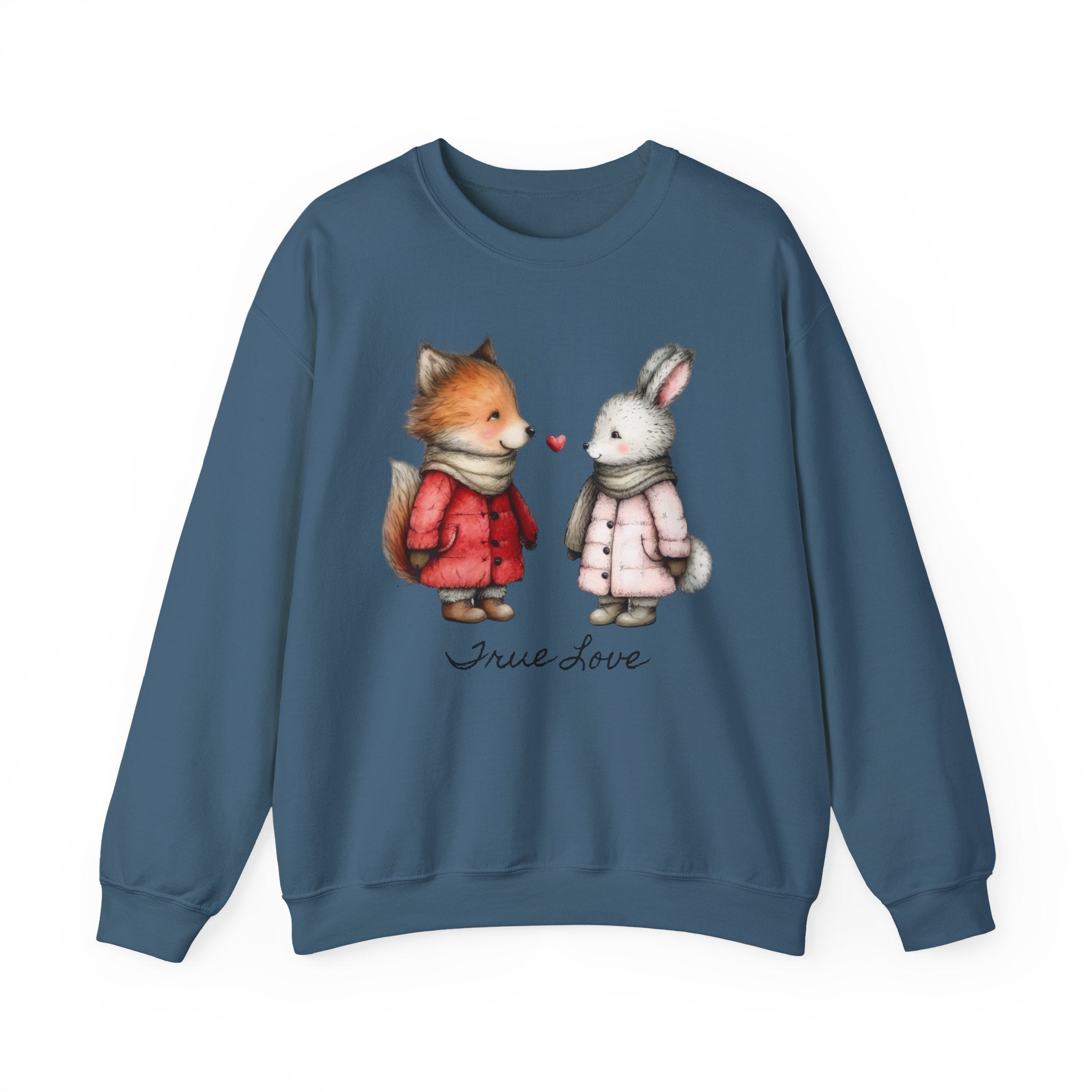 Cute Fox & Bunny Personalized Crewneck