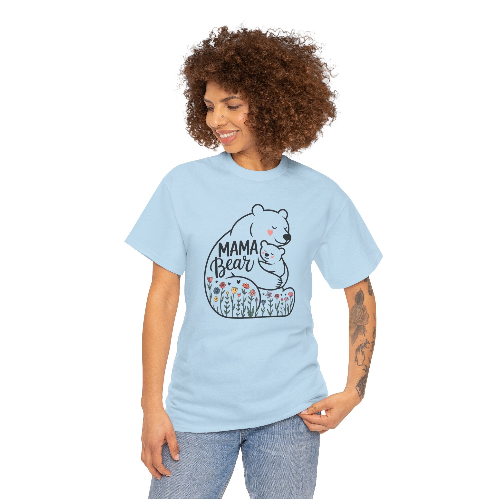 Mama Bear Tee — Cute Mother & Baby Bear Graphic Shirt
