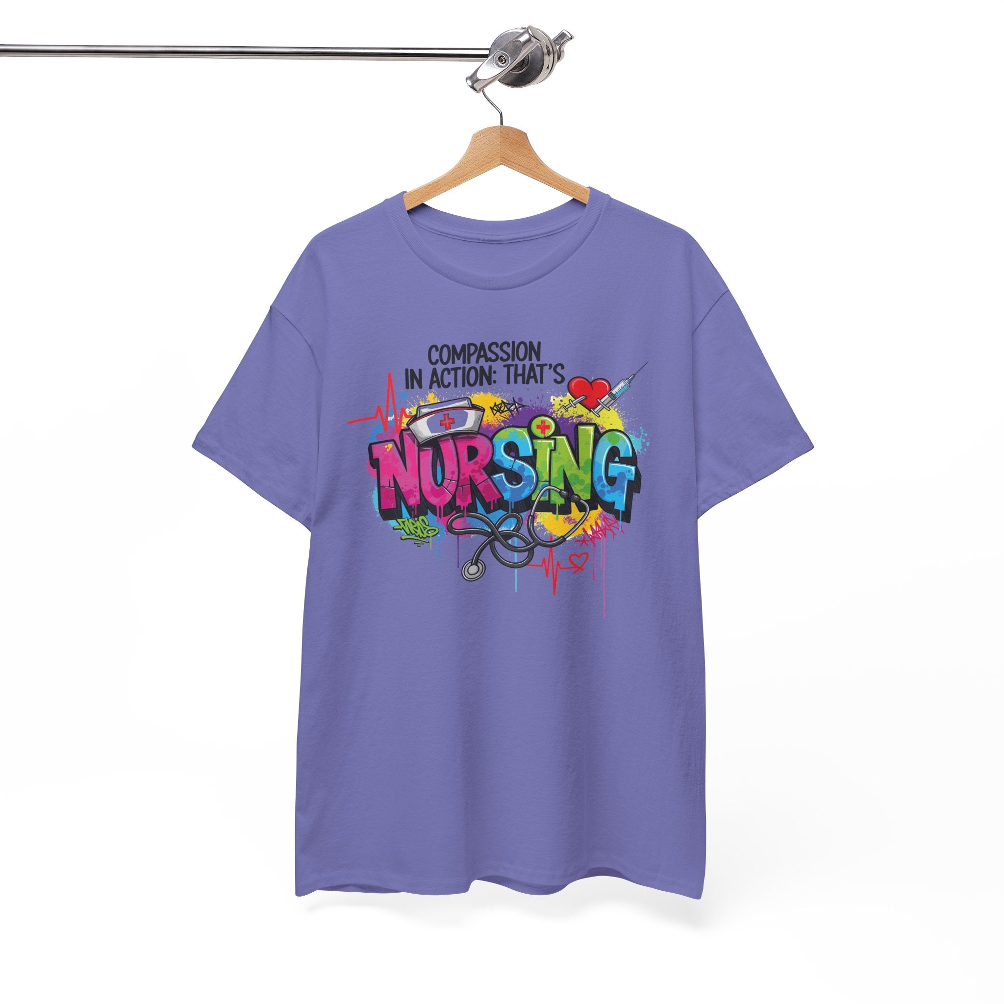 Compassion in Action Nurse T-shirt