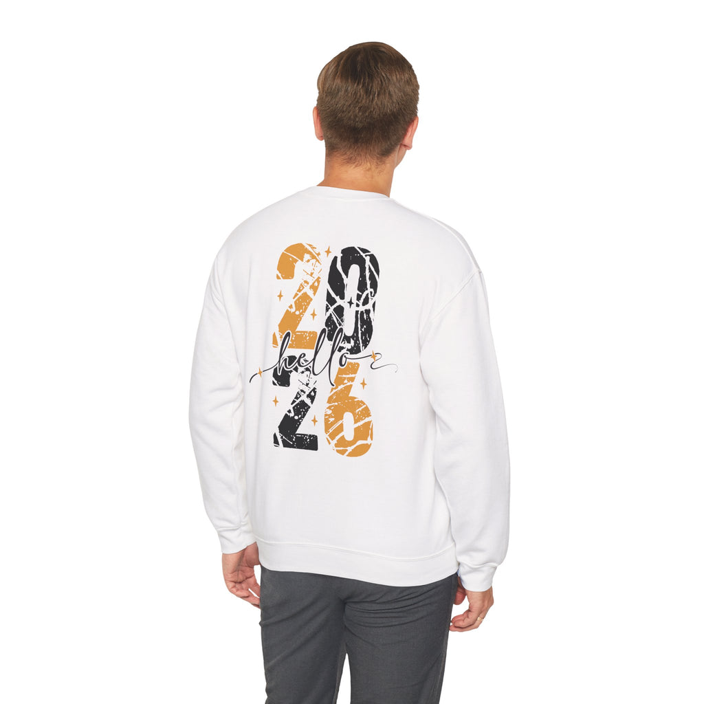 2026 New Year Graphic Pullover Sweatshirt