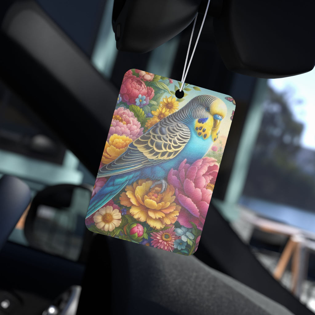 Vibrant Parakeet Car Air Freshener