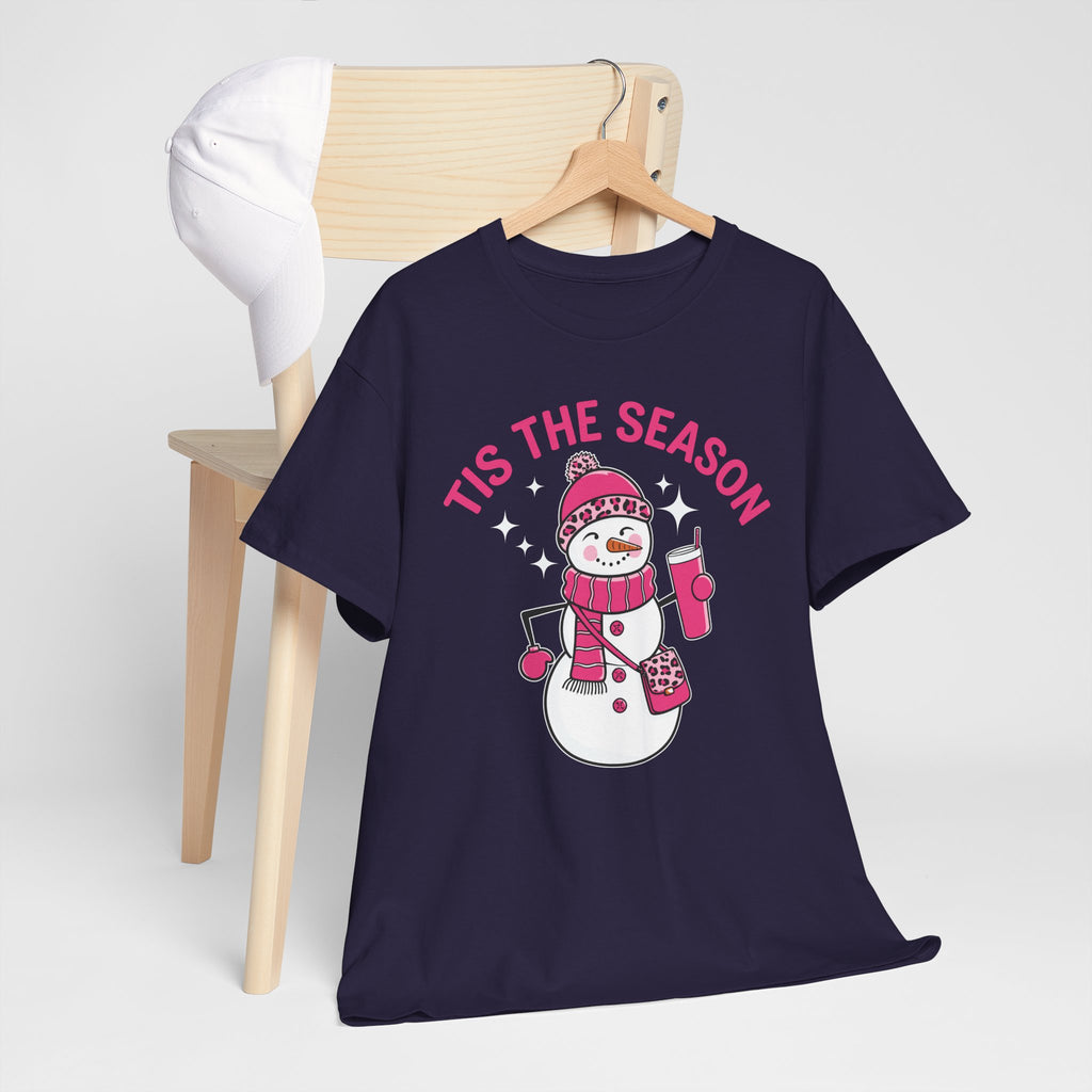Tis The Season Bougie Snowman Tshirt