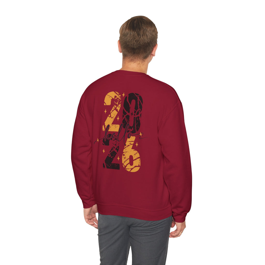 2026 New Year Graphic Pullover Sweatshirt
