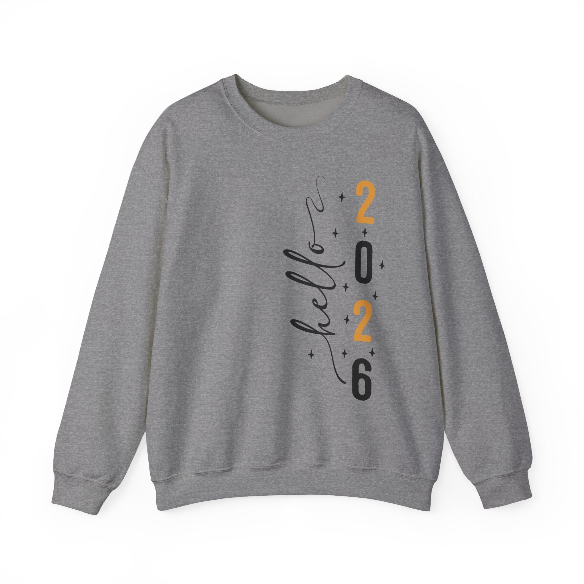 2026 New Year Graphic Pullover Sweatshirt