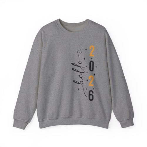 2026 New Year Graphic Pullover Sweatshirt