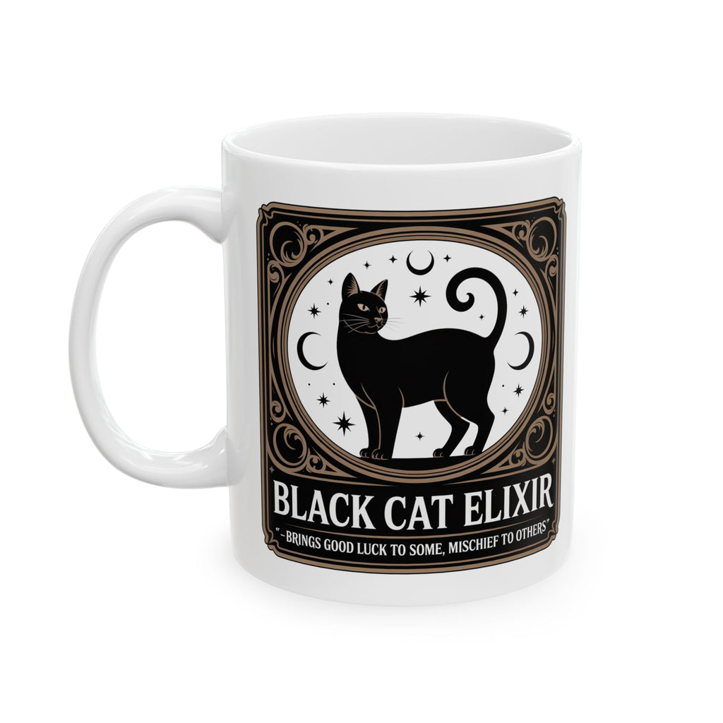 Black Cat Elixir Coffee Mug