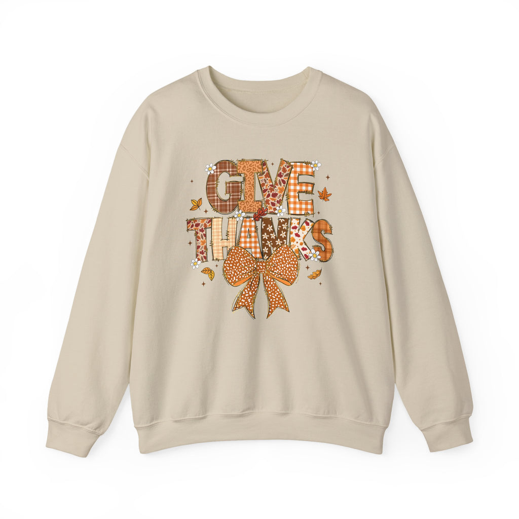 Give Thanks Crewneck Sweatshirt