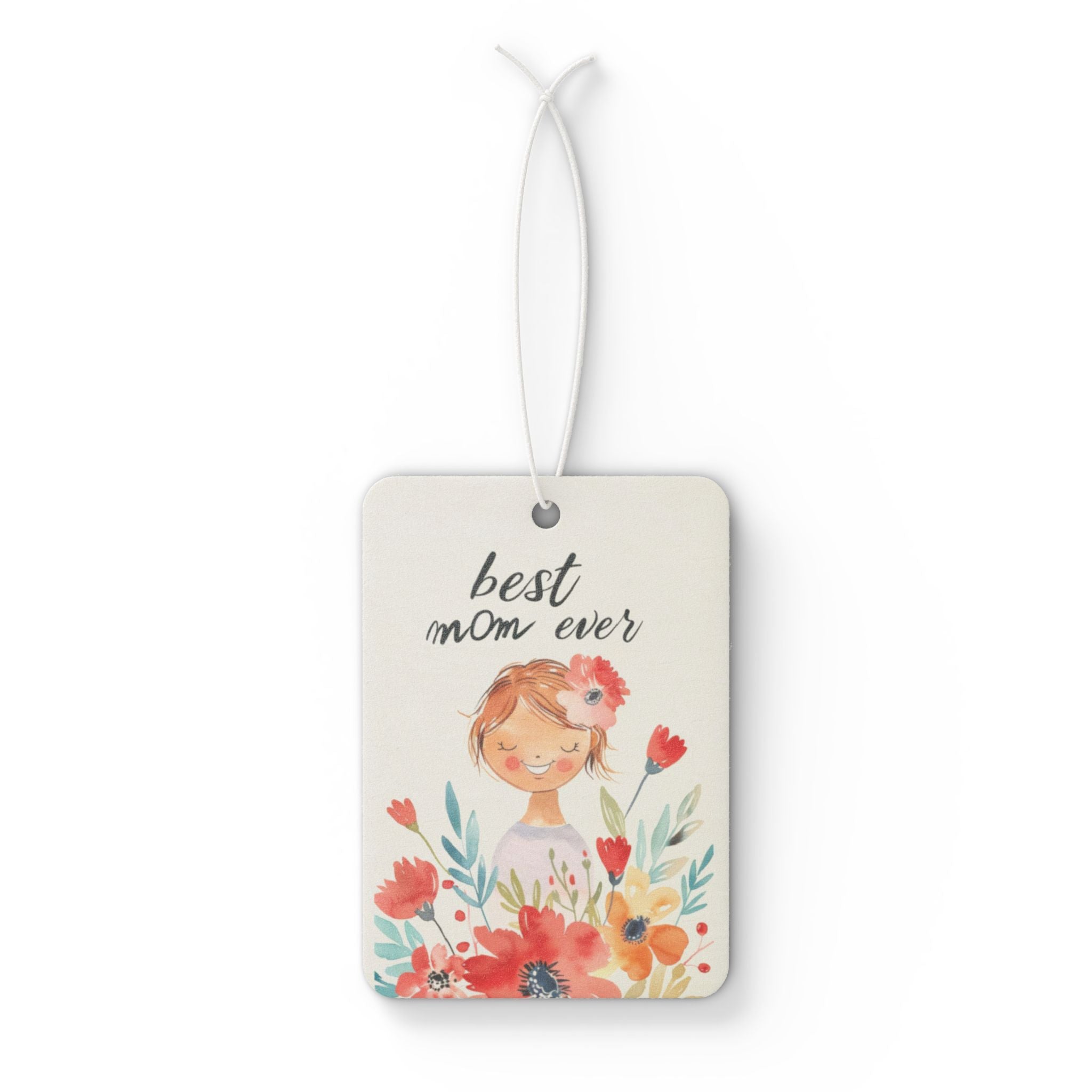 Best Mom Ever Car Air Freshener — Floral Mother’s Day Scented Car Decor